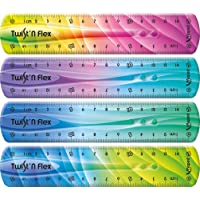 Maped Twist ́n Flex Decorada - Regla plana- carbón (150 mm- irrompible)